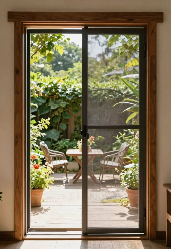 9 Functional Patio Screen Door Ideas for Easy Backyard Access 4. Retractable Screen Doors 0