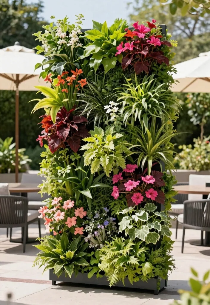 9 Functional Patio Screen Door Ideas for Easy Backyard Access 7. Vertical Garden Screens 0