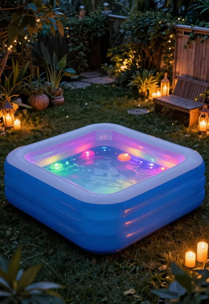 10 Best Blue Inflatable Pool Options for a Classic Look 8. Pools with Integrated Lighting 0