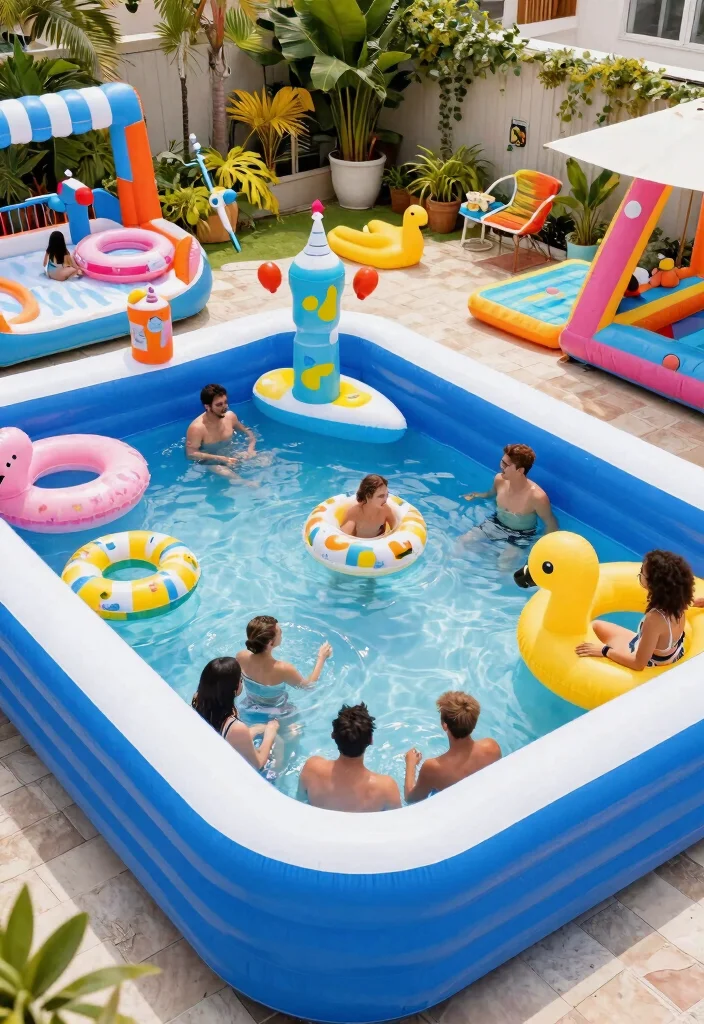 10 Best Blue Inflatable Pool Options for a Classic Look 9. Themed Accessories for Fun 0