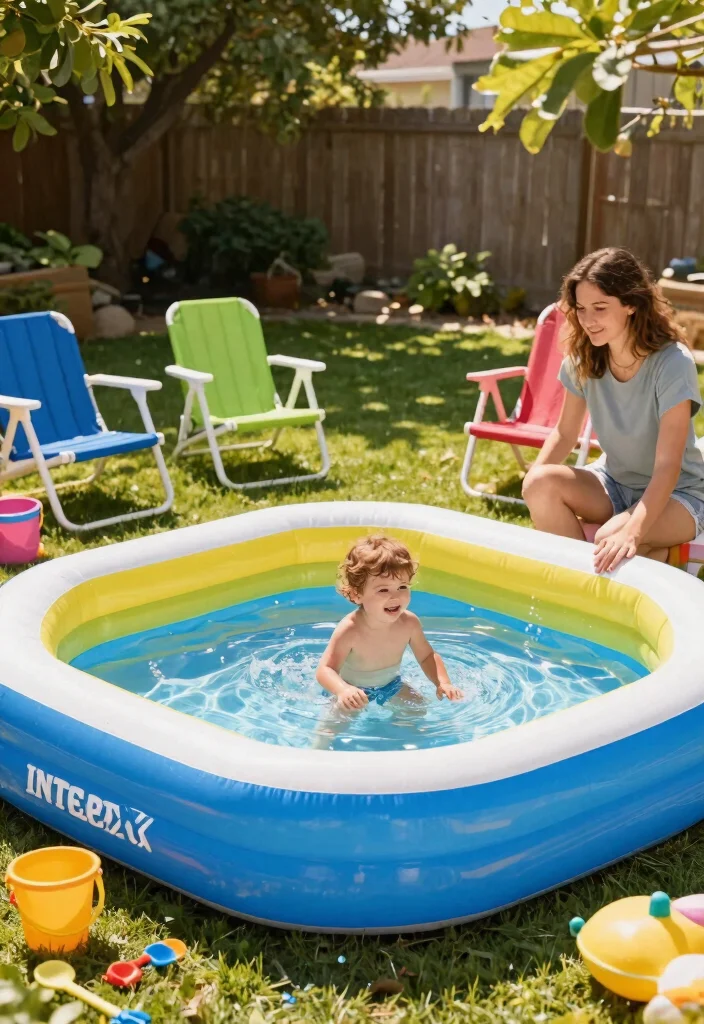 10 Best Inflatable Pool Models for Families 3 10 Best Inflatable Pool Models for Families 3. Intex inflatable kiddie pool 0