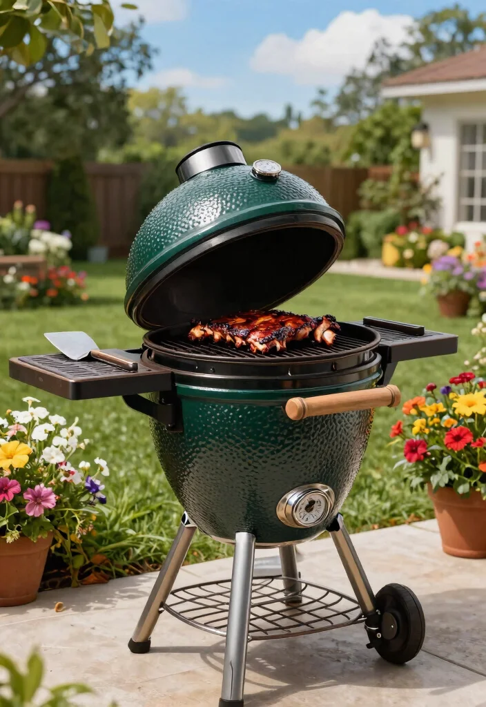 10 Best Kamado Grill Choices for Ultimate BBQ Smoke 1 10 Best Kamado Grill Choices for Ultimate BBQ Smoke 1. Big Green Egg The Iconic Kamado 0