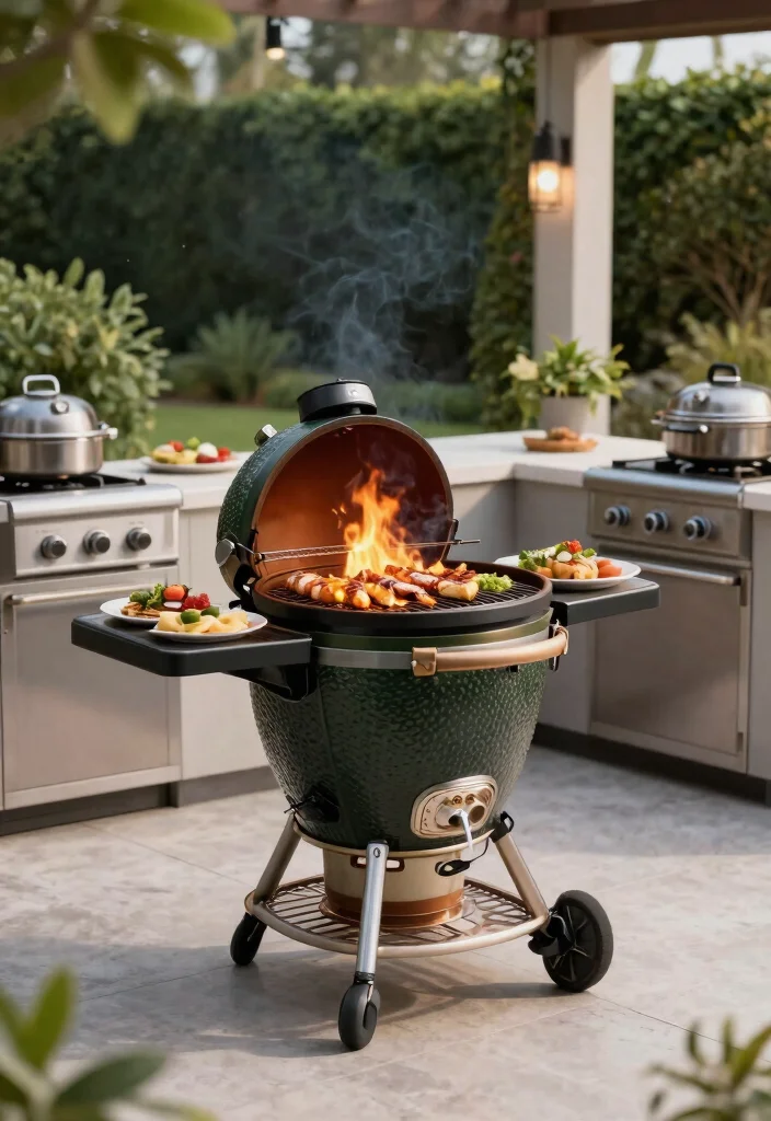 10 Best Kamado Grill Choices for Ultimate BBQ Smoke 10 10 Best Kamado Grill Choices for Ultimate BBQ Smoke 10. Blaze Durability Meets Functionality 0
