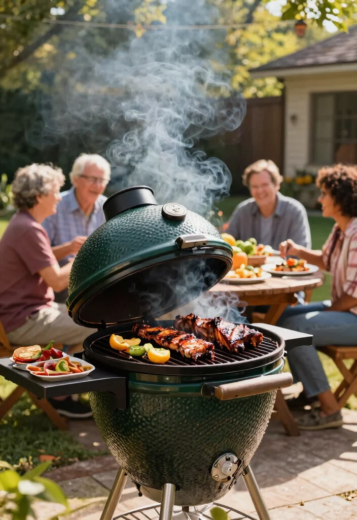 10 Best Kamado Grills for Family Gatherings 2. Big Green Egg Large 0