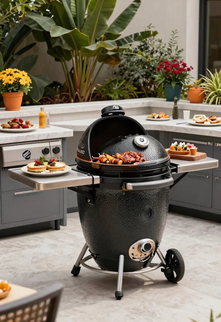 10 Best Kamado Grills for Family Gatherings 5. Blaze Kamado Grill 0