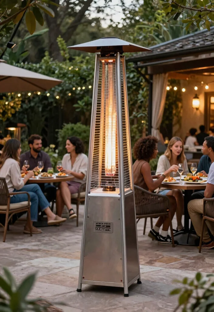 10 Best Patio Heater Models to Keep Your Deck Warm 8. AZ Patio Heaters 87000 BTU Patio Heater 0