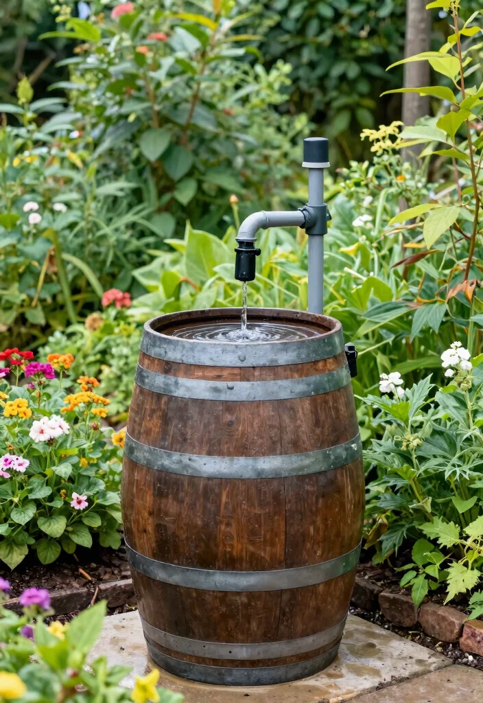 10 Best Rain Collection Barrel Models for Eco Gardeners 8. Rain Barrel Water Collection System with Diverter 0