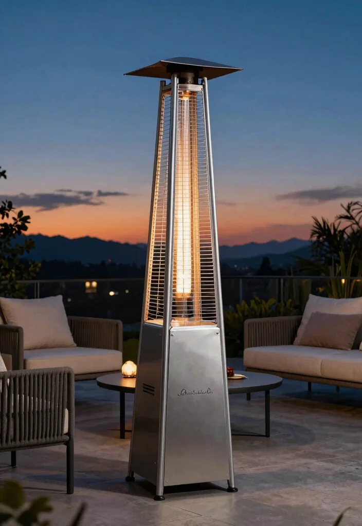 10 Best Tall Patio Heater Picks for Wide Heat Coverage 1. Endless Summer Outdoor Patio Heater 0