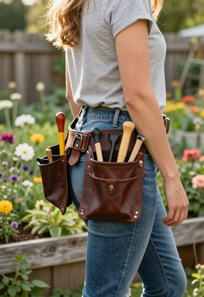 10 Best Tool Belt for Women Perfect Fit and Comfort 3. Stylish Leather Tool Belt 0