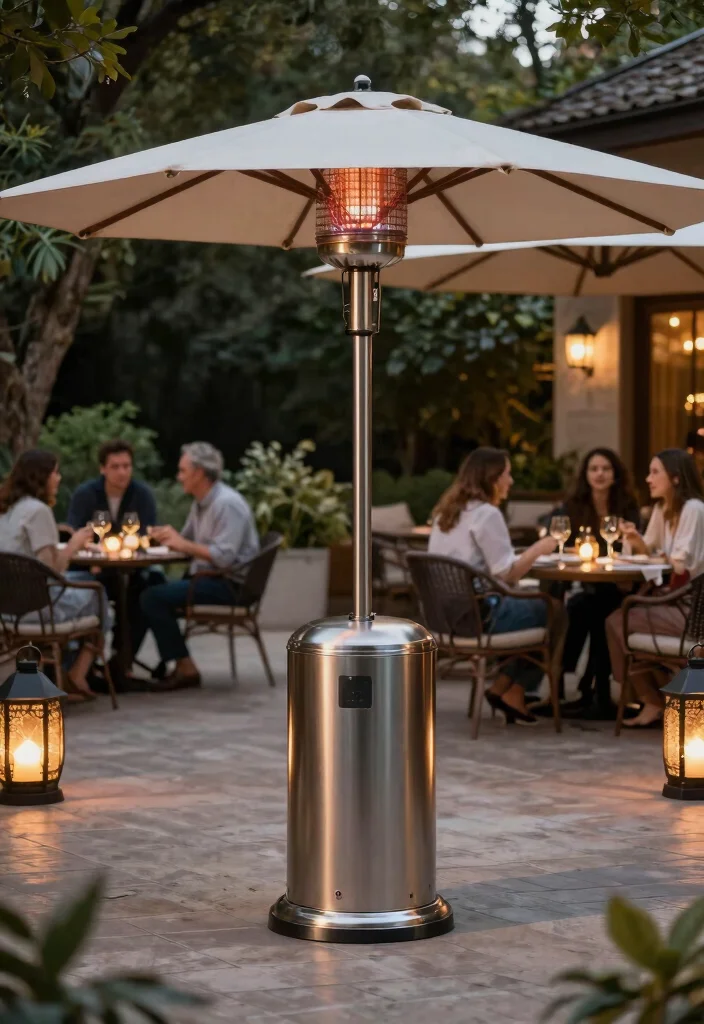 11 Best Patio Heaters for Spacious Deck Areas High BTU 3. Commercial Grade Patio Heater 0