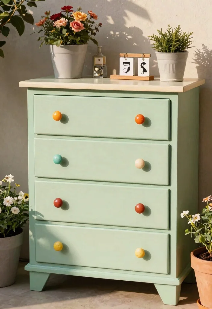 11 Clever Inflatable Pool Storage Ideas for Winter Months 3. Repurpose Old Furniture 0