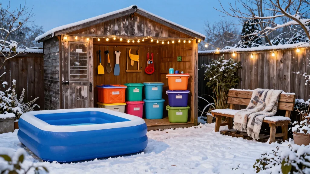 11 Clever Inflatable Pool Storage Ideas for Winter Months