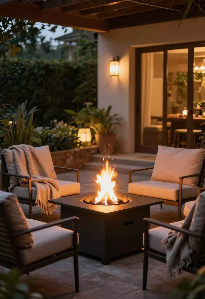 11 Cozy Screen Patio Decorating Ideas (Create an Outdoor Room) 11 11 Cozy Screen Patio Decorating Ideas Create an Outdoor Room 11. Cozy Fire Features 0