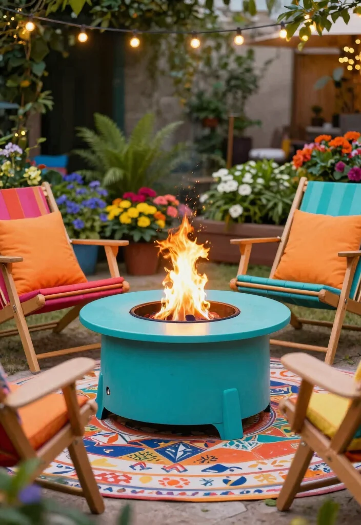 11 Cute Target Table Top Fire Pit Options Budget Decor 3. Colorful and Fun 0