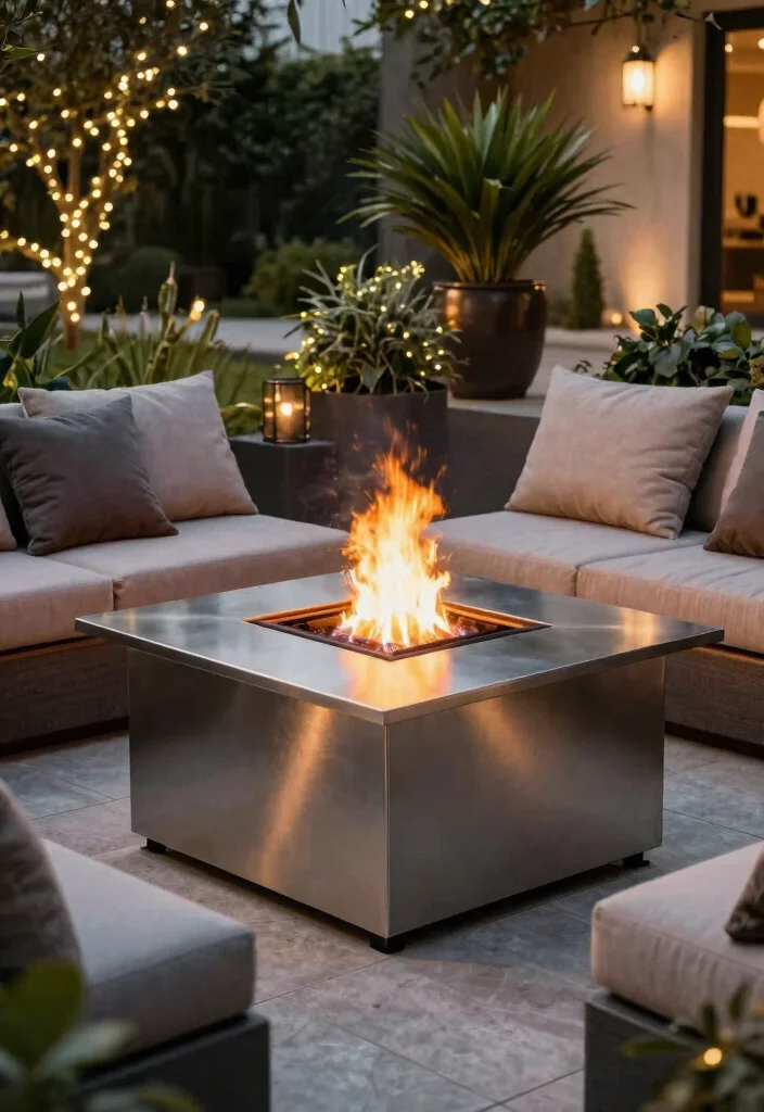 11 Easy DIY Table Top Fire Pit Projects (Budget Friendly) 6 11 Easy DIY Table Top Fire Pit Projects Budget Friendly 6. Steel Fire Pit Table 0