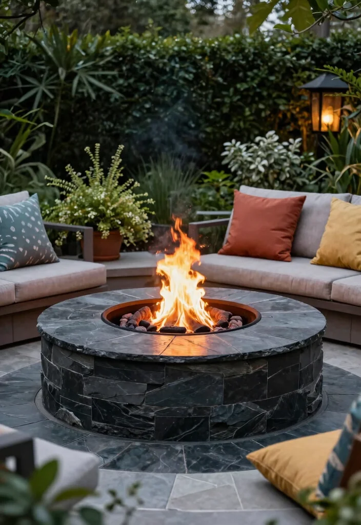 11 Easy DIY Table Top Fire Pit Projects (Budget Friendly) 8 11 Easy DIY Table Top Fire Pit Projects Budget Friendly 8. Slate Tile Fire Pit 0