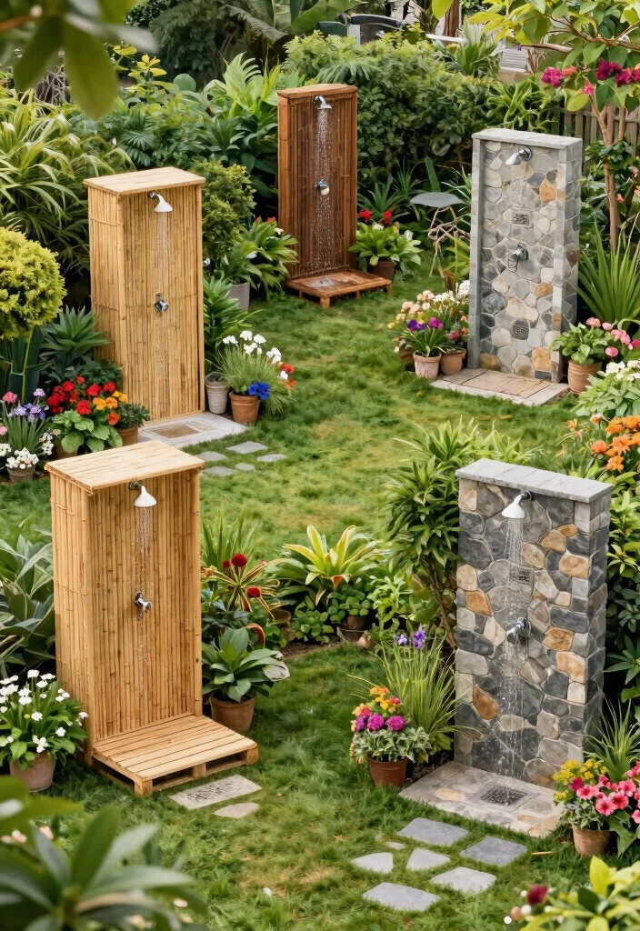 11 Fun Outdoor Shower Ideas DIY Garden Hose Summer Cool Conclusion 0