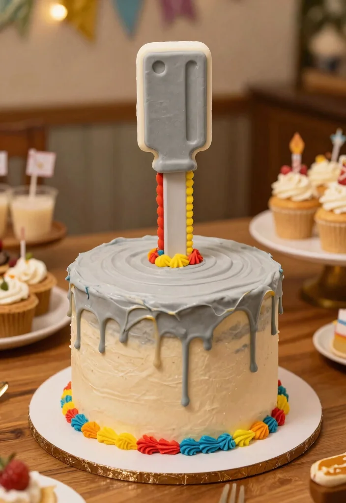 11 Fun Tool Belt Cake Ideas for Handyman Birthdays Cute 8. Screwdriver Cake 0