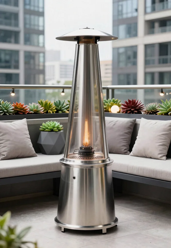 11 Modern Metal Chiminea Ideas Durable and Stylish 3. Sleek and Modern The Stainless Steel Option 0