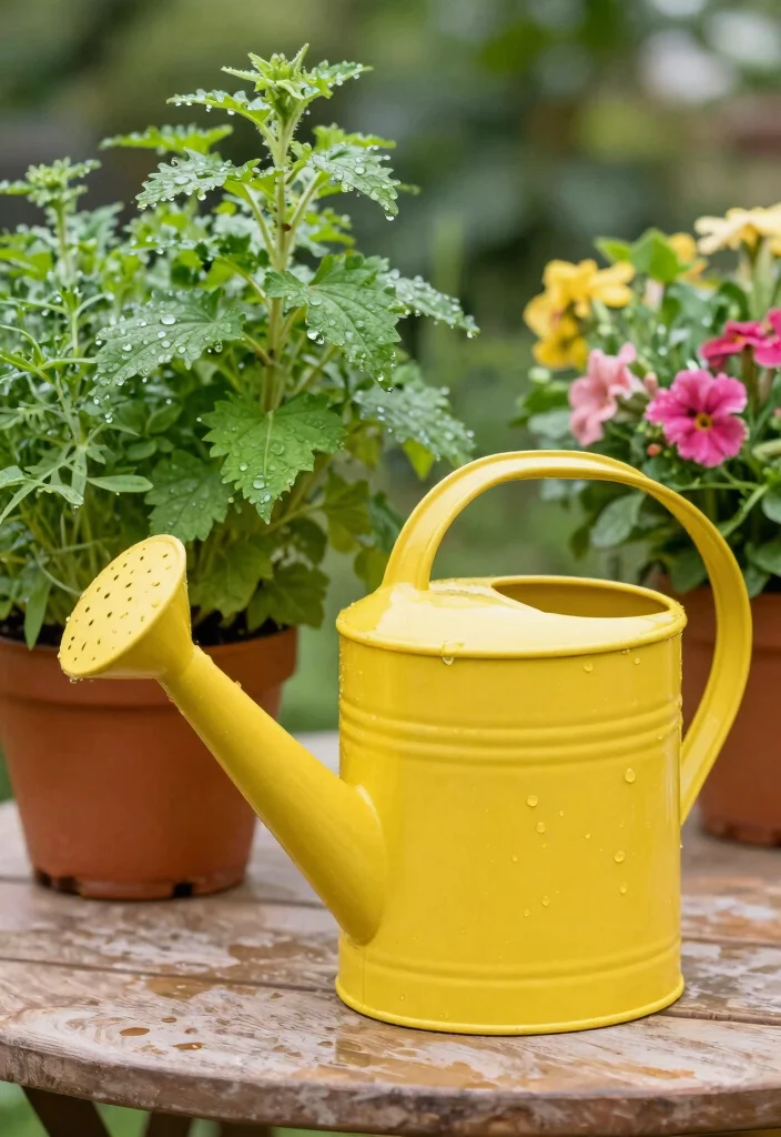 11 Must Have DIY Tool Belt Essentials for Urban Gardening 10. Watering Can with a Long Spout 0