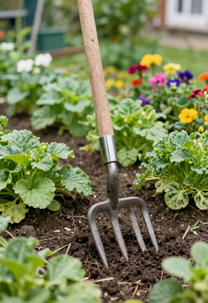 11 Must Have DIY Tool Belt Essentials for Urban Gardening 3. Durable Weeding Fork 0