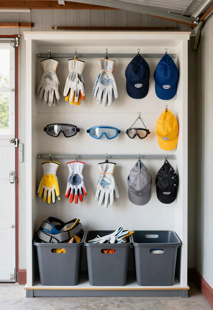 11 Practical Chainsaw Organization Ideas Garage Hacks 10. Safety Gear Storage Solutions 0