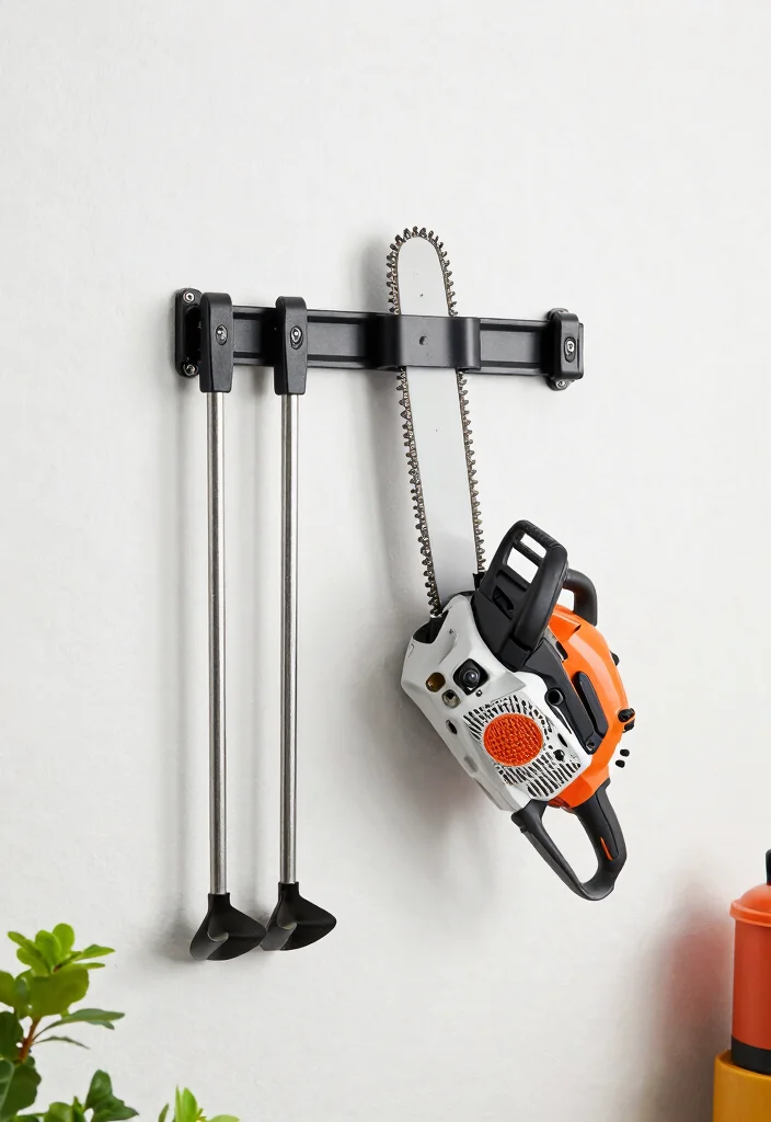 11 Practical Chainsaw Organization Ideas Garage Hacks 4. Magnetic Tool Holder 0