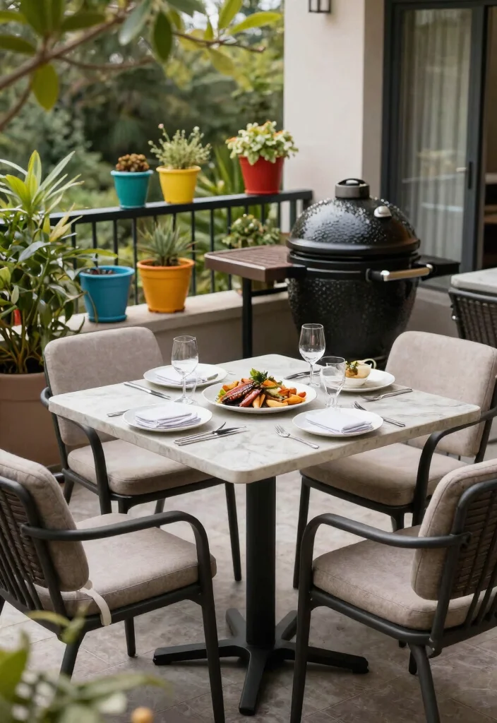 11 Pro Kamado Grill Setup Ideas for the Perfect Cook 4. Elevated Dining Experience 0