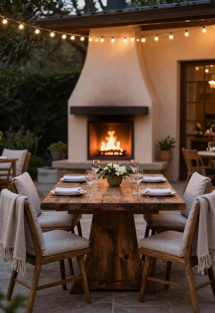 11 Rustic Garden Chiminea Ideas to Warm Up Your Yard 4 11 Rustic Garden Chiminea Ideas to Warm Up Your Yard 4. Chiminea Dining Table Combo 0