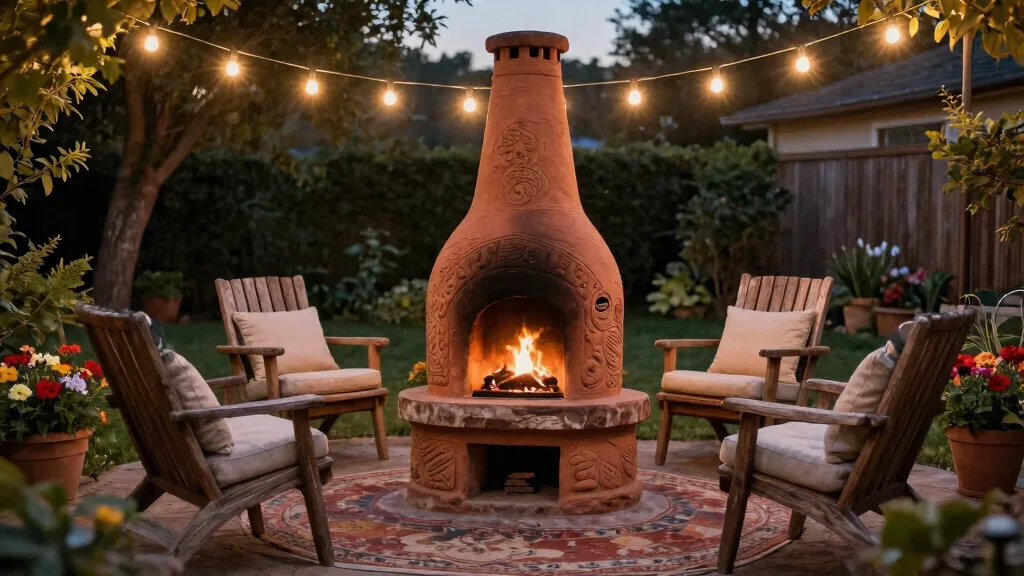 11 Rustic Garden Chiminea Ideas to Warm Up Your Yard