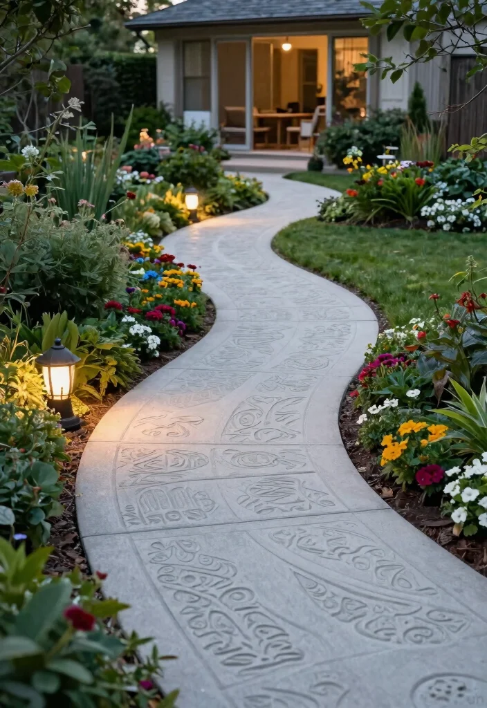 11 Seamless Concrete Patio Concepts Off Screen Porch 4 11 Seamless Concrete Patio Concepts Off Screen Porch 4. Decorative Concrete Pathways 0