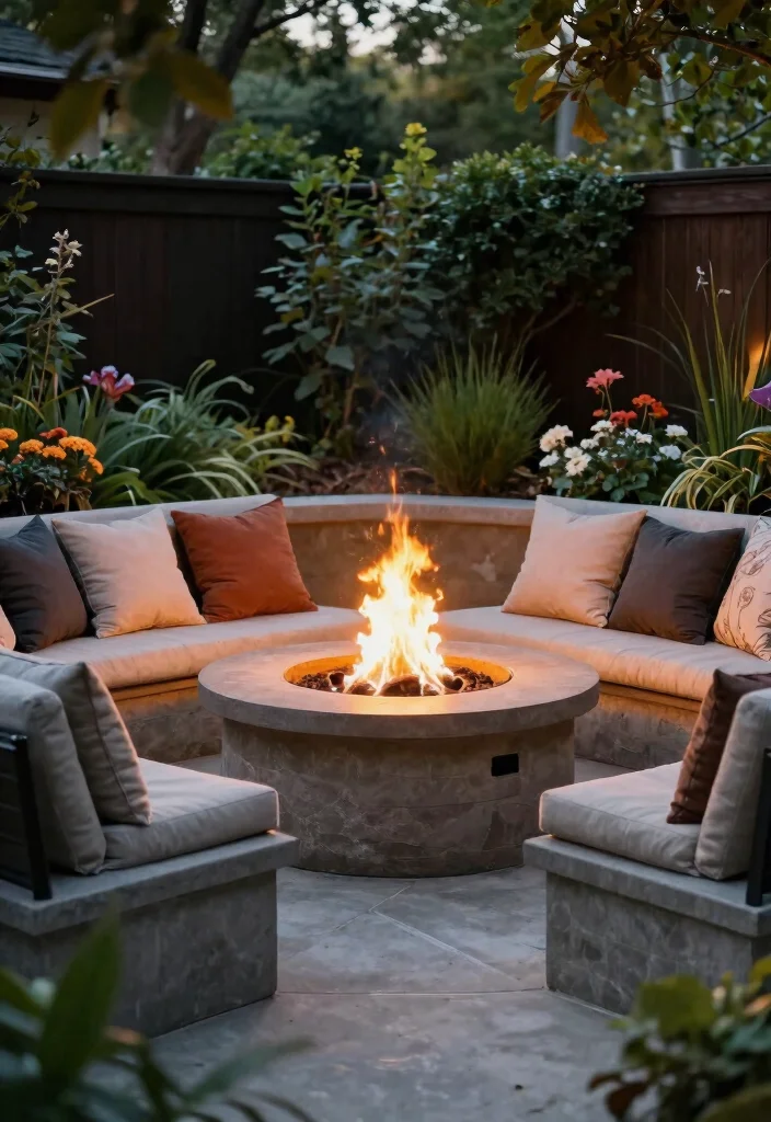11 Seamless Concrete Patio Concepts Off Screen Porch 8 11 Seamless Concrete Patio Concepts Off Screen Porch 8. Fire Pit Integration 0
