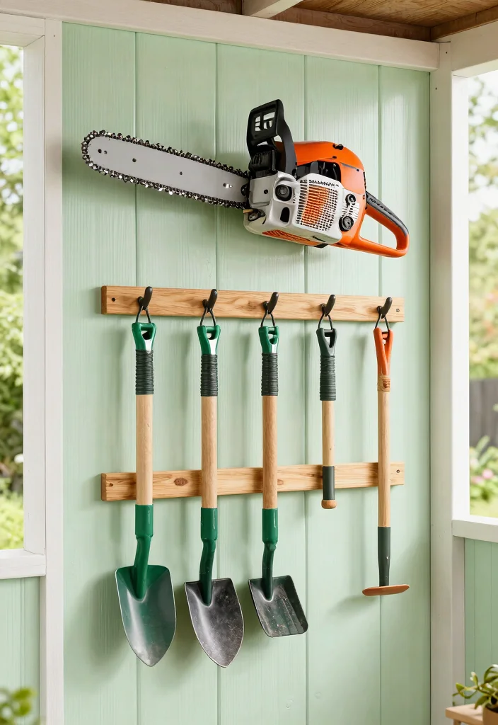 11 Smart Chainsaw Storage Ideas to Protect Your Tools DIY 1. Utilize a Vertical Wall Rack 0