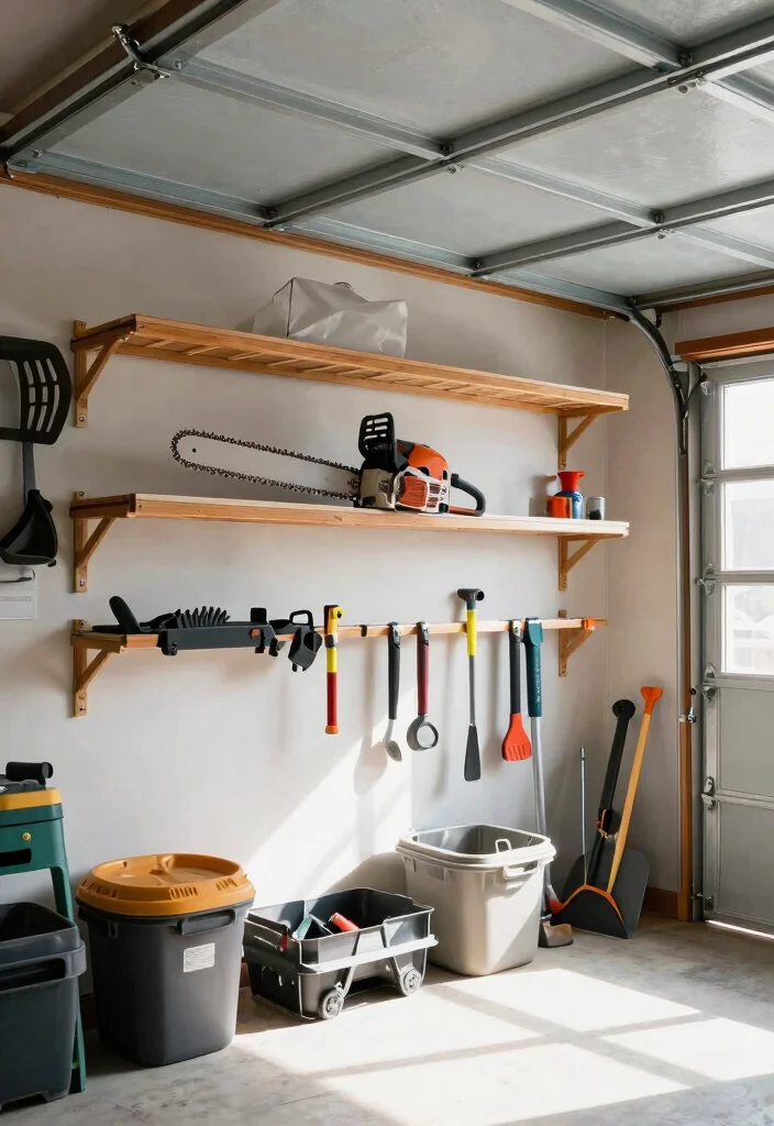 11 Smart Chainsaw Storage Ideas to Protect Your Tools DIY 4. Overhead Storage Solutions 0