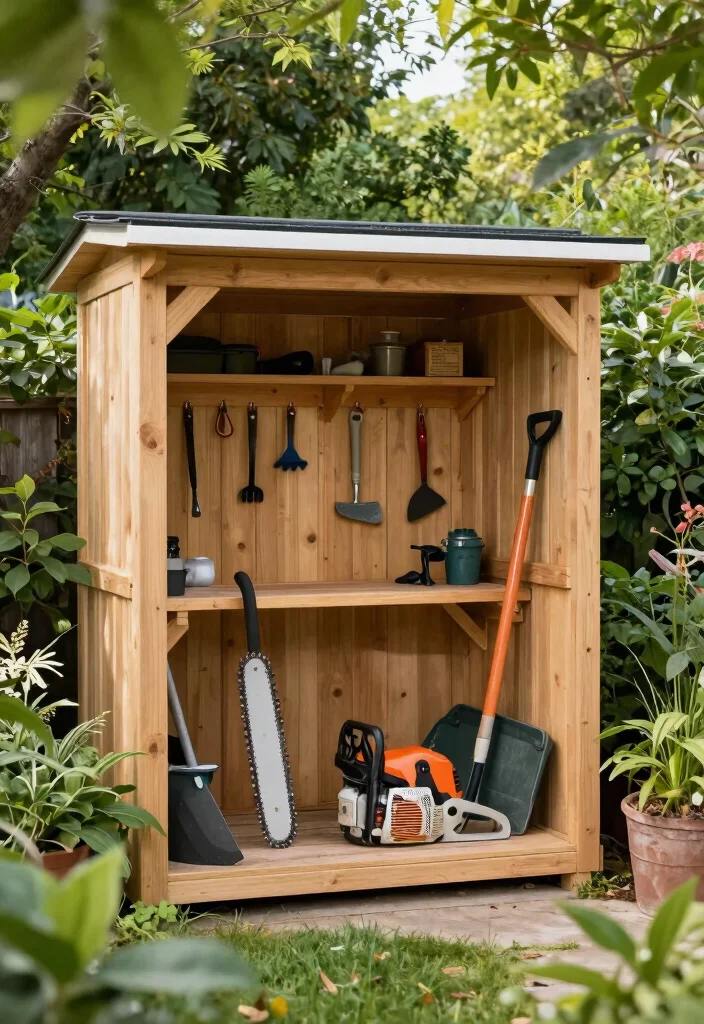 11 Smart Chainsaw Storage Ideas to Protect Your Tools DIY 9. Outdoor Tool Shed 0