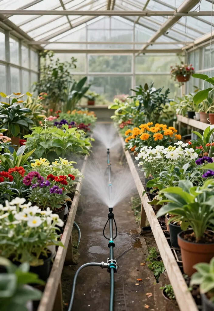 11 Smart Garden Irrigation Hose Ideas for Automatic Watering 10. Greenhouse Watering Systems 0