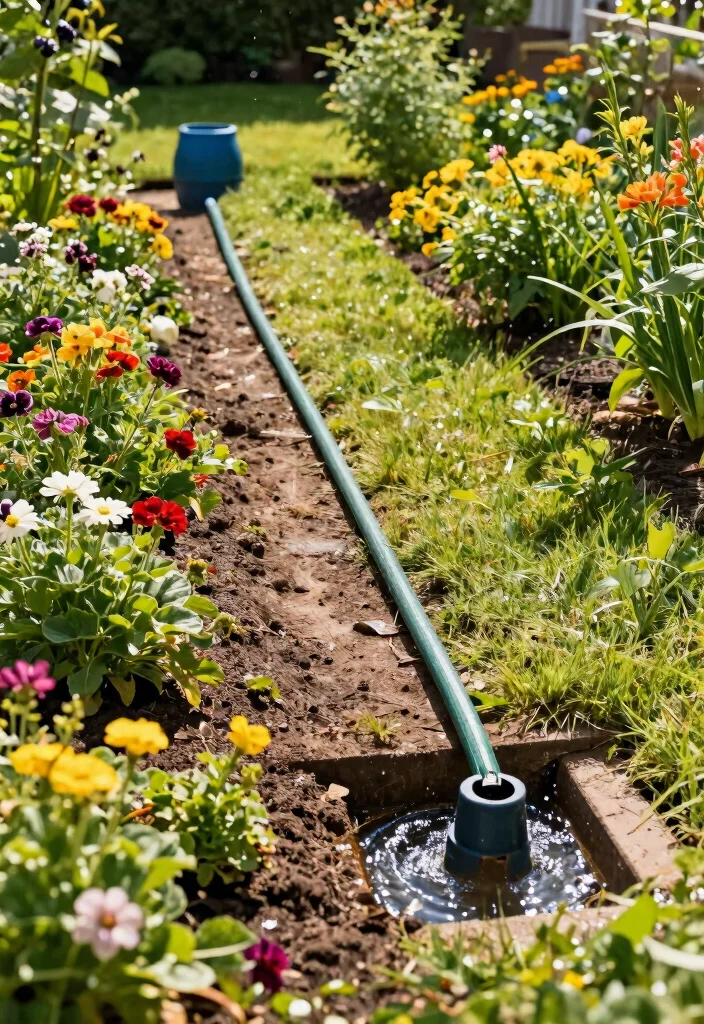 11 Smart Rain Barrel Overflow Ideas to Prevent Yard Flooding 7. Use a Hose Extension 0