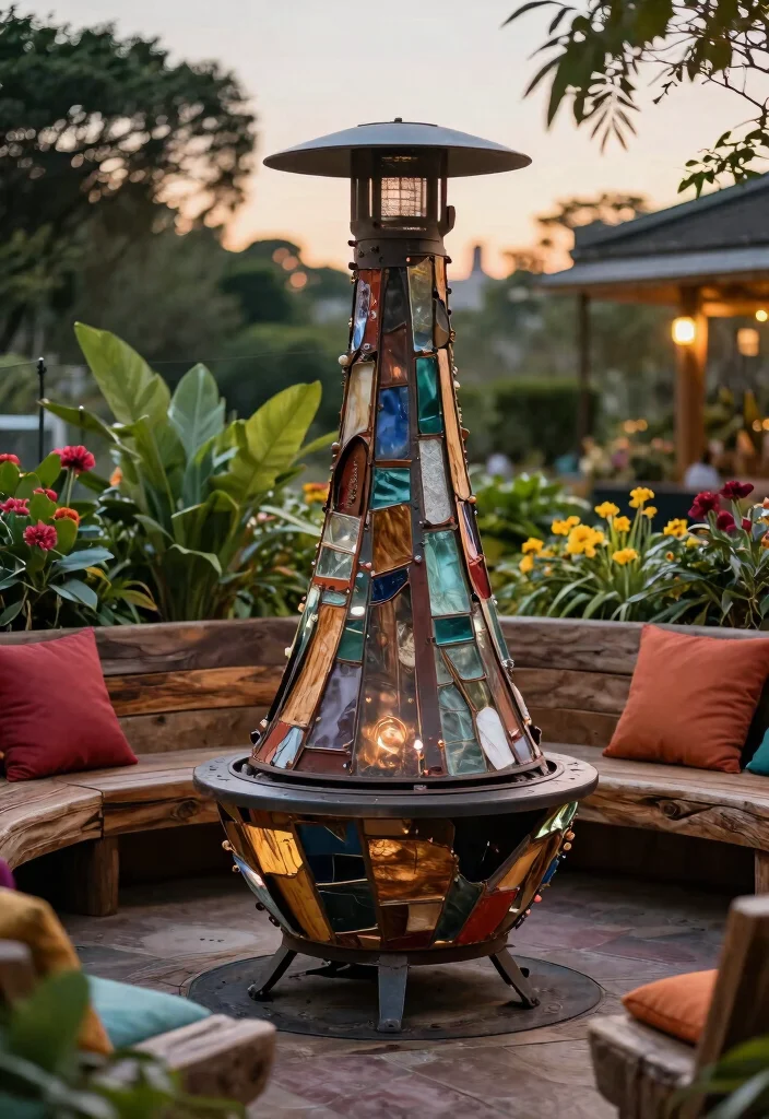 11 Unique Chiminea Ideas Fireplaces for Outdoor Living 3 11 Unique Chiminea Ideas Fireplaces for Outdoor Living 3. Eco Friendly Recycled Materials 0