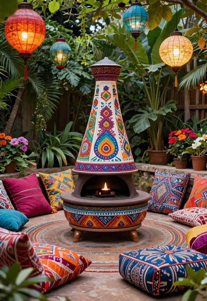 11 Unique Chiminea Ideas Fireplaces for Outdoor Living 4 11 Unique Chiminea Ideas Fireplaces for Outdoor Living 4. Bohemian Style Chimineas 0