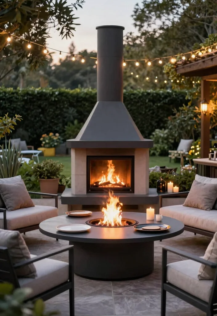 11 Unique Chiminea Ideas Fireplaces for Outdoor Living 5 11 Unique Chiminea Ideas Fireplaces for Outdoor Living 5. Fireplace Table Combinations 0