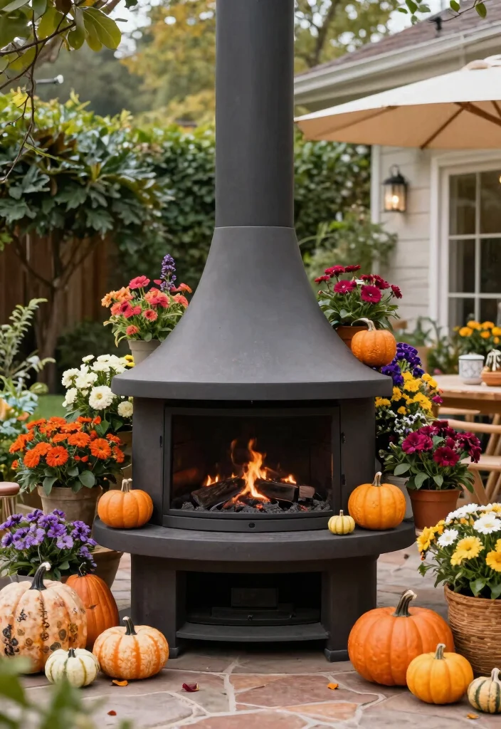 13 Authentic Clay Chiminea Ideas for Your Mexican-Style Patio 12 13 Authentic Clay Chiminea Ideas for Your Mexican Style Patio 12. Seasonal Decor Integration 0