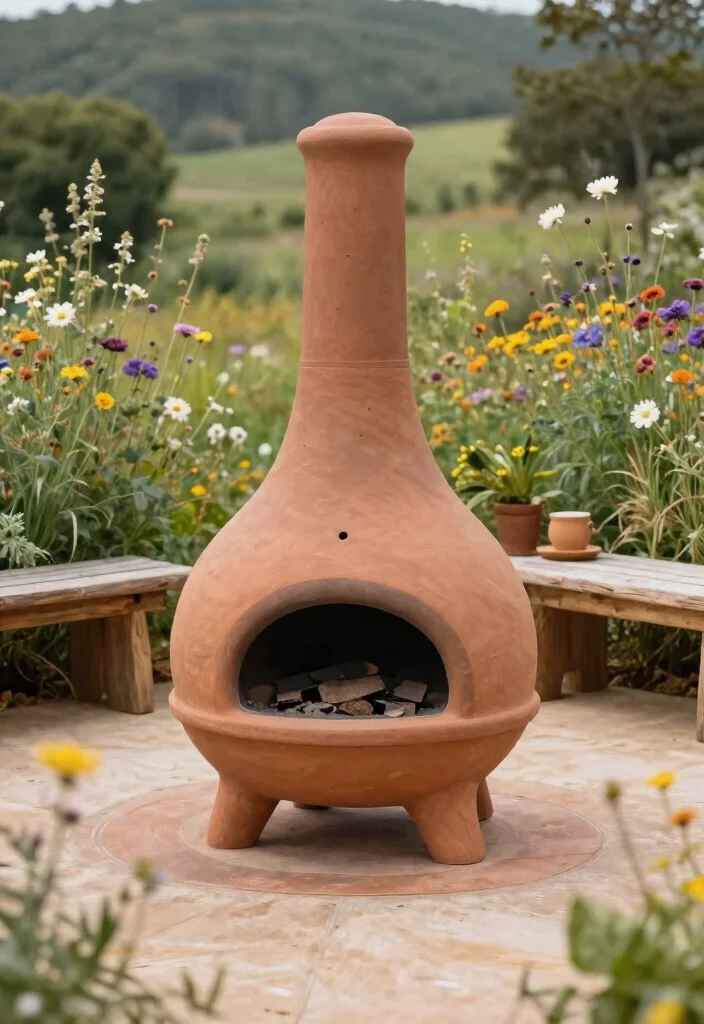 13 Authentic Clay Chiminea Ideas for Your Mexican-Style Patio 13 13 Authentic Clay Chiminea Ideas for Your Mexican Style Patio 13. Inspired by Nature 0