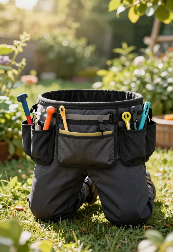 13 Clever DIY Tool Belt Ideas to Sew at Home Custom Fit 8. Belt with Built In Kneeling Pad 0