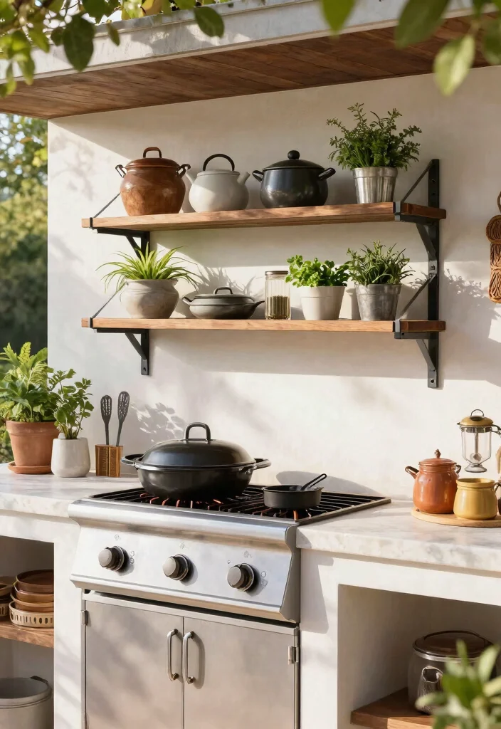 13 Custom Kamado Grill Storage Ideas (Hide Your Gear) 8 13 Custom Kamado Grill Storage Ideas Hide Your Gear 8. Overhead Storage Racks 0