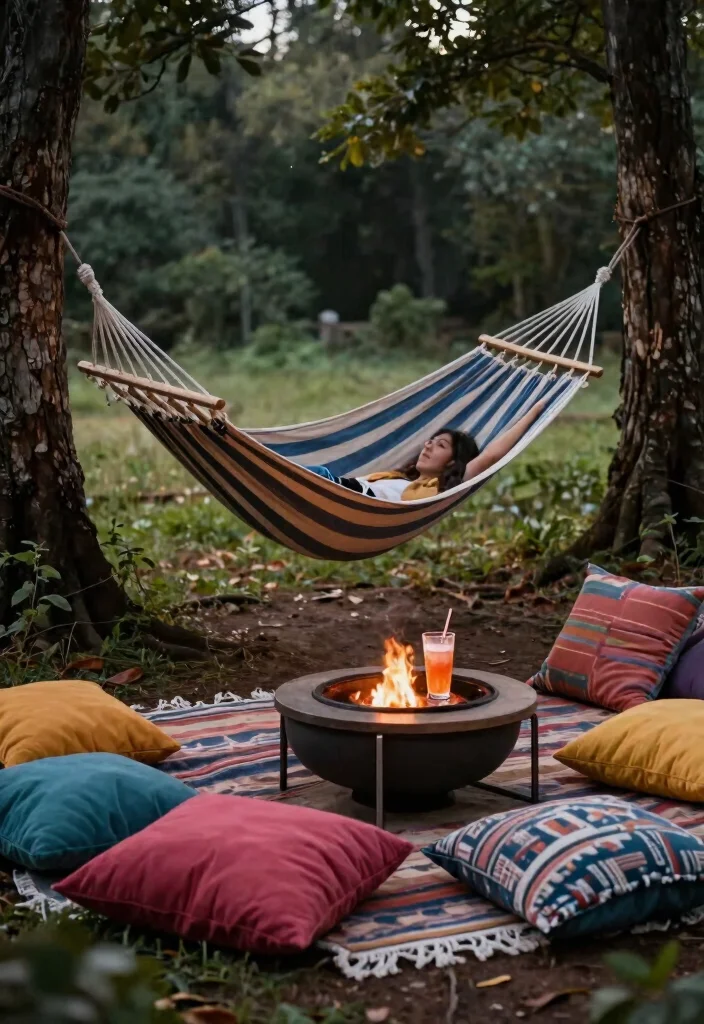 13 Dreamy Backyard Chiminea Ideas for Cozy Nights 8 13 Dreamy Backyard Chiminea Ideas for Cozy Nights 8. Hammock Heaven 0