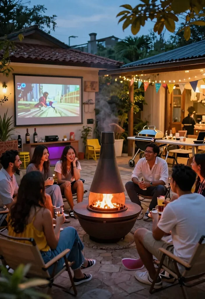 13 Dreamy Backyard Chiminea Ideas for Cozy Nights 9 13 Dreamy Backyard Chiminea Ideas for Cozy Nights 9. Themed Patio Parties 0