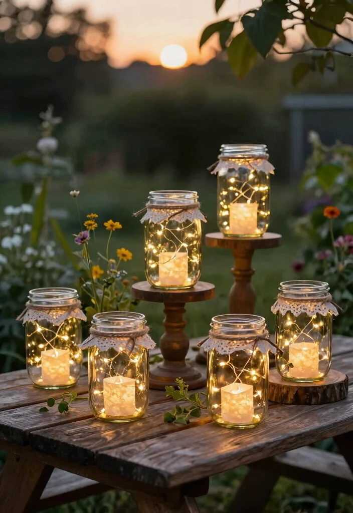 13 Fun Paper Lantern Decor Outdoor Celebration Ideas Boho Style 2. Lanterns in Rustic Jars 0