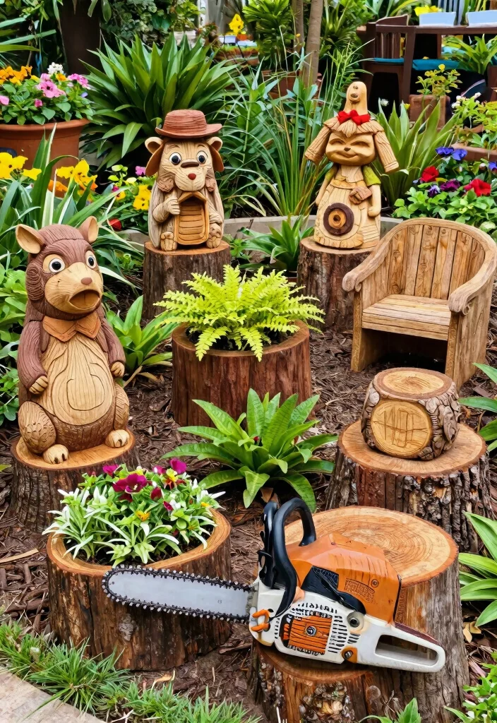 13 Genius Chainsaw Carvings Ideas for Tree Stumps: Eco-Friendly Yard Art 14 13 Genius Chainsaw Carvings Ideas for Tree Stumps Eco Friendly Yard Art Conclusion 0