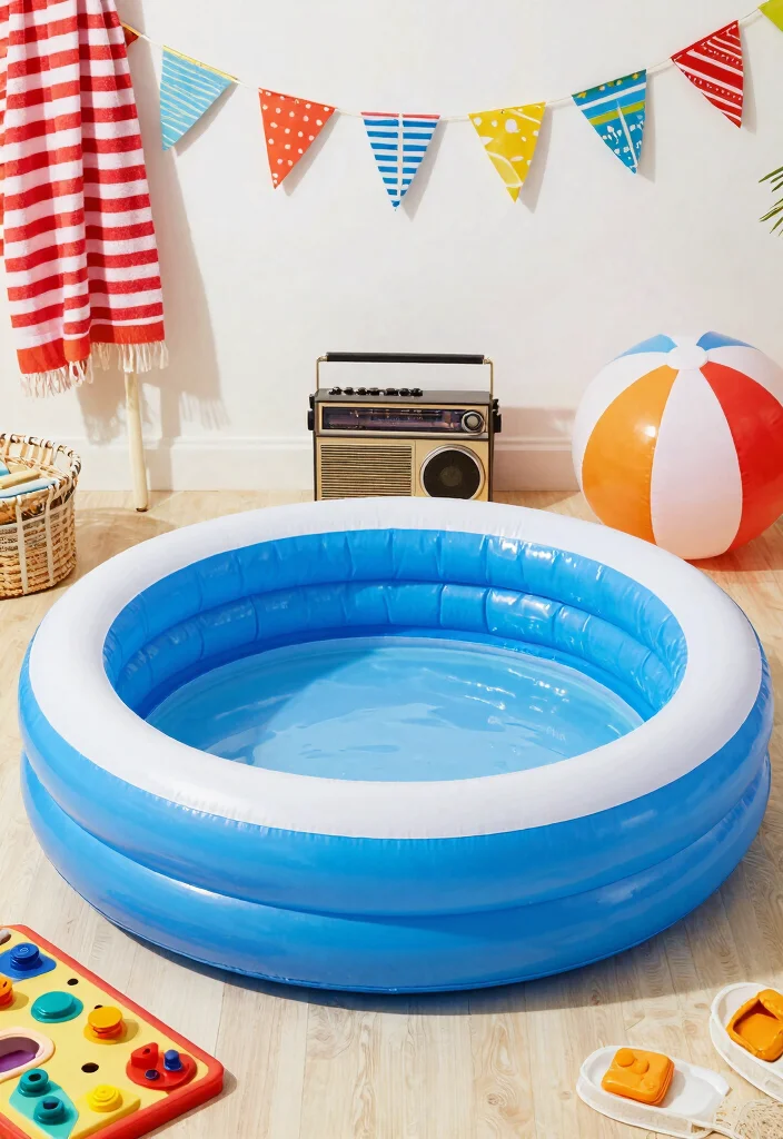 13 Relaxing Inflatable Pool Ideas for Adults Backyard Spa 11. Vintage Beach Vibe 0