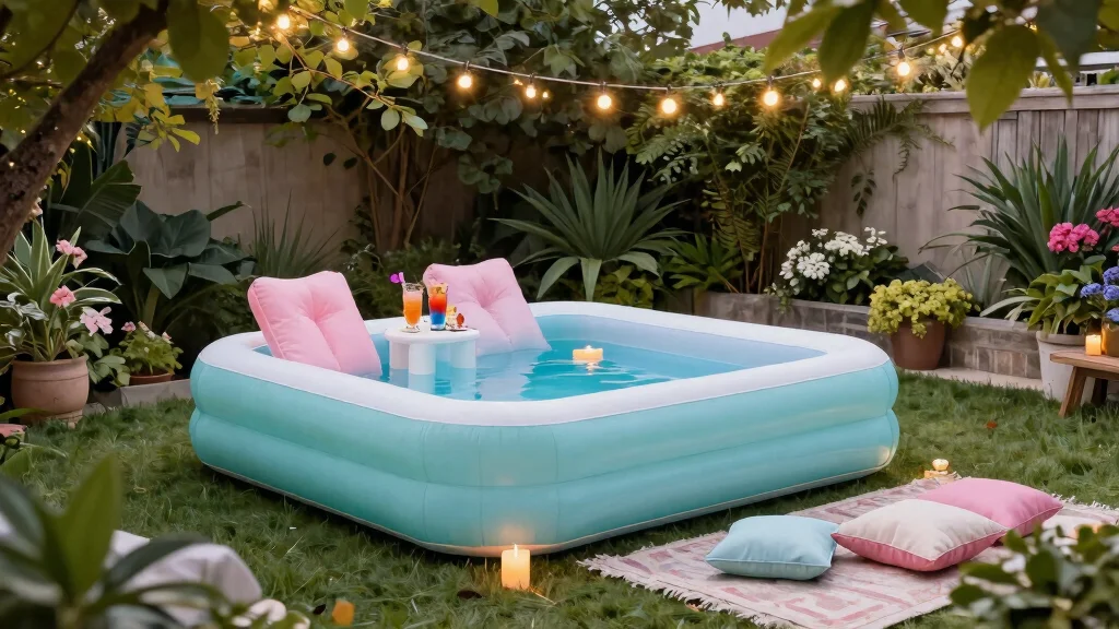 13 Relaxing Inflatable Pool Ideas for Adults [Backyard Spa]